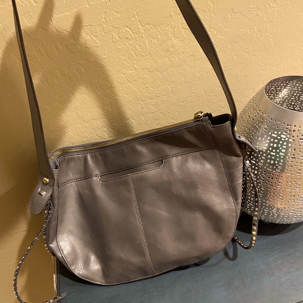 Hobo leather shoulder bag